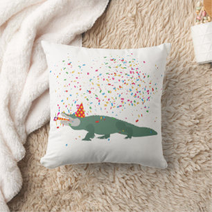 Almofada Crocodilo de Alligador - Animais com Festa