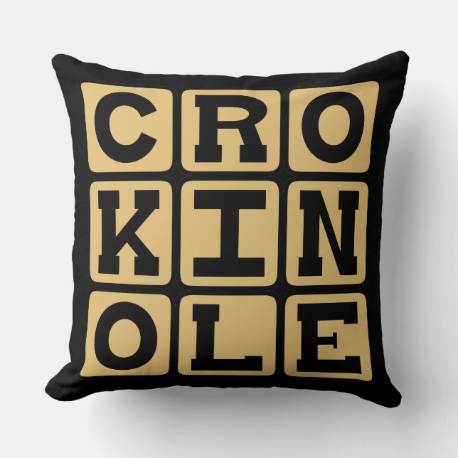 Almofada Crokinole, Jogo de Tabuleiro (Frente)