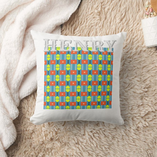 Almofada Cross Button Personalized Throw Pillow (Cobertor)