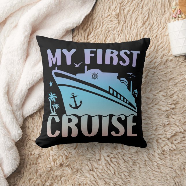 Almofada Cruise My First Cruise 2025 Family Vacation Cruise (Cobertor)