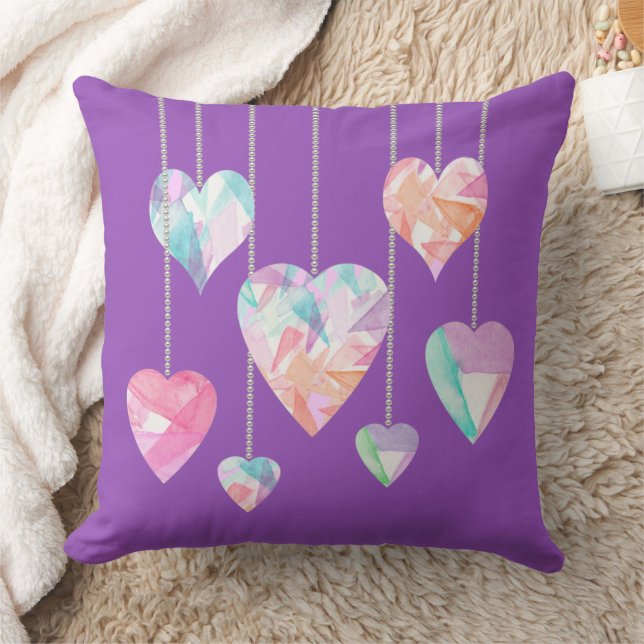 Almofada Crystal Hearts (Cobertor)