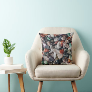 Almofada Crystals and Gemstones Energy Throw Pillow