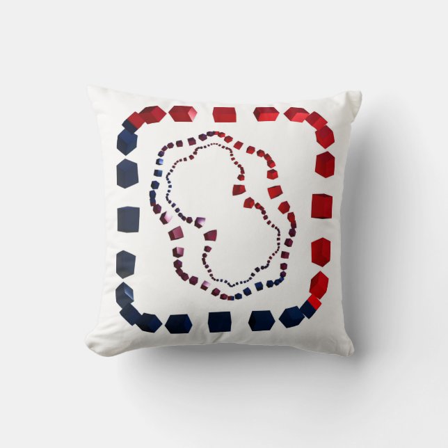 Almofada Cubo de três vias (Frente)