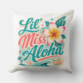 Almofada Cultura do Havaí - Lil Miss Aloha