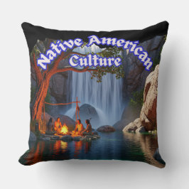 Almofada Cultura Nativa Americana Rústica