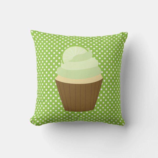 Almofada Cupcake verde limão (Frente)