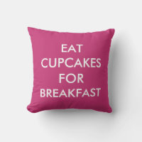 Cupcakes De Comida Cor-De-Rosa Brilhante Para Trav