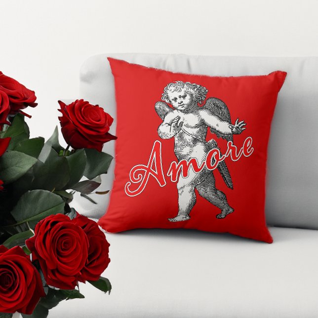 Almofada Cupido no Amor Travesseiro decorativo Romântico Vi (Criador carregado)