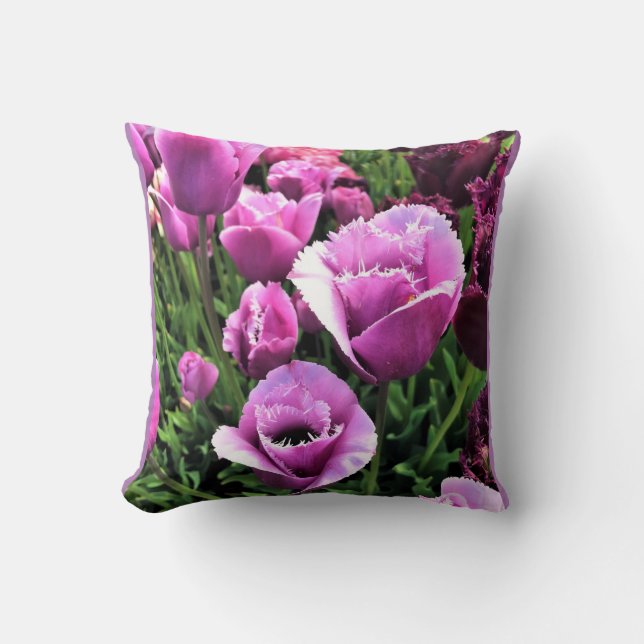 Almofada Curly Sue Purple Tulips, Oregon (Frente)