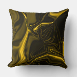 Almofada Curvas amarelas ou dourados em musica.