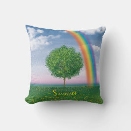 Almofada Cushion 41 cm 4 estações design VERÃO / INVERNO