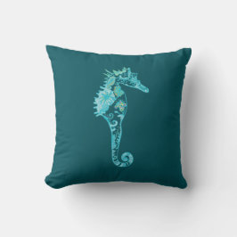 Almofada Cushion Azul-Cavalo-Azul