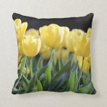 Cushion bonito de Tulipas Amarelas