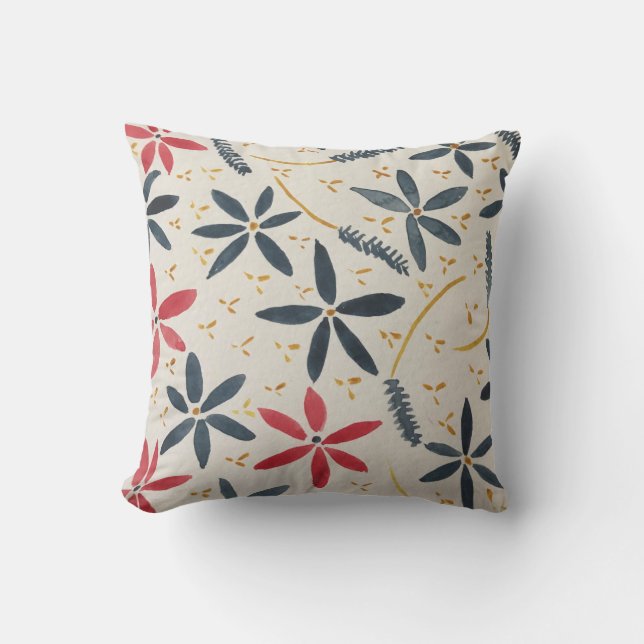 Almofada Cushion com design floral (Frente)