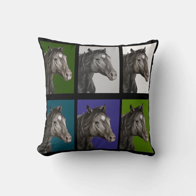 Almofada Cushion de Arte Equina (Frente)