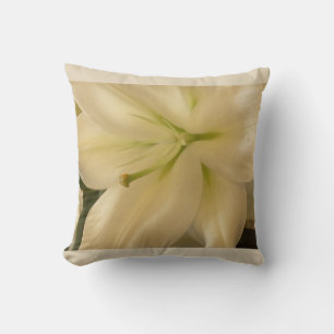 Almofada Cushion de Fotografias do Flor Branco Lillum
