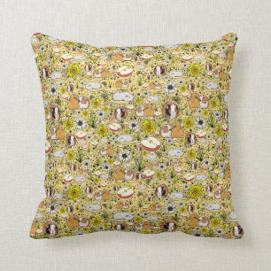 Almofada Cushion de Padrão de Suíno de Guiné