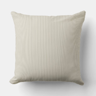 Almofada Cushion de risca branca e bege