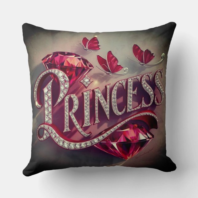 Almofada Cushion decorativo suave para a Princesa das Salas (Verso)