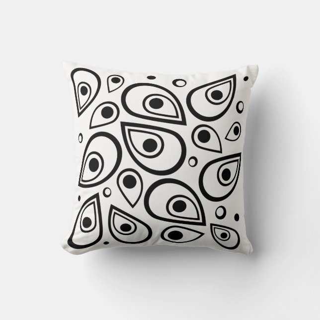 Almofada Cushion do padrão do tronco - Estilo suave com flu (Frente)