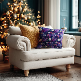 Almofada Cushion Festivo Festivo Personalizável - Roxo