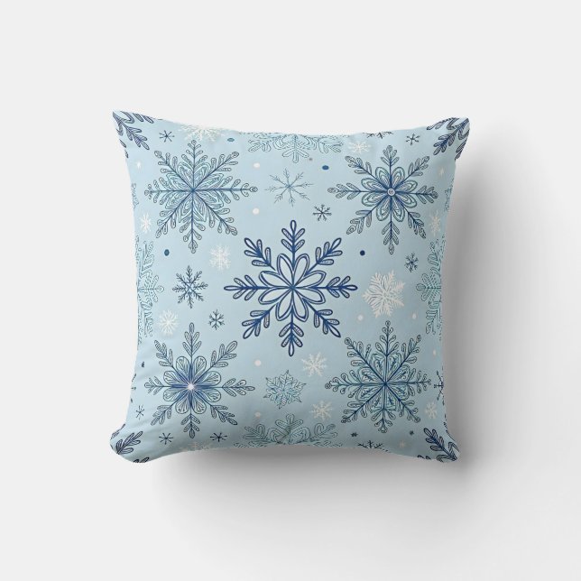 Almofada Cushion Floco de Neve dos Sonhos de Inverno (Frente)