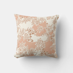 Almofada Cushion Floral de Portas Bloqueadas por Cor