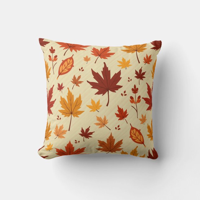 Almofada Cushion Folha de Autumn Maple (Frente)