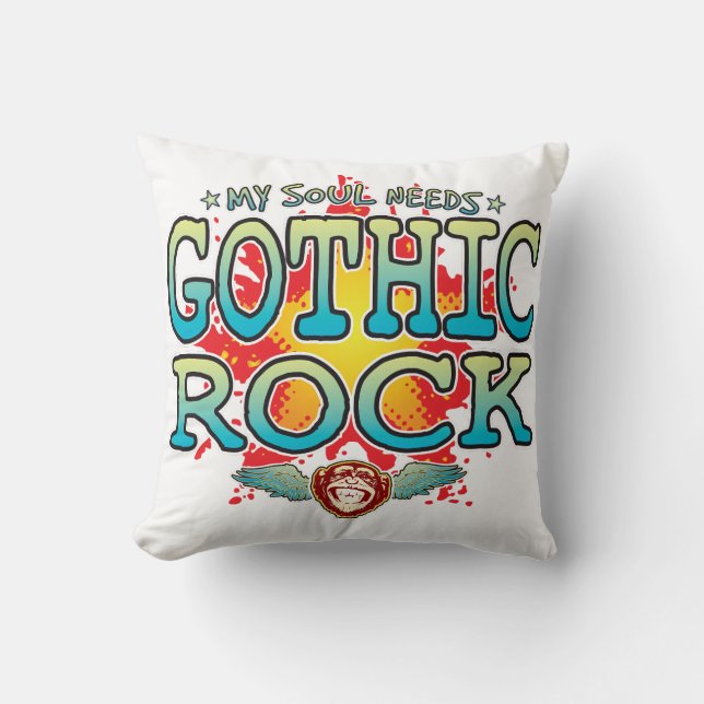 Almofada Cushion Gothic Rock Soul (Frente)