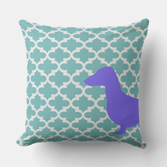 Almofada Cushion - Half e Half Dachshund (Frente)