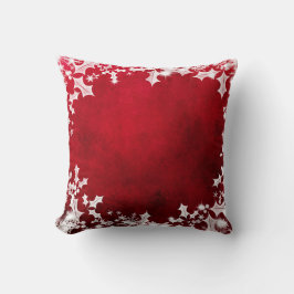 Almofada Cushion Holly Vermelho e Branco