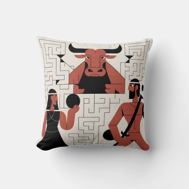 Almofada Cushion Labirinto do Minotaur (Frente)