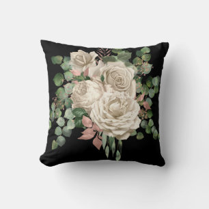 ALMOFADA CUSHION NEGRO EUCALYPTUS ROSA NEGRO