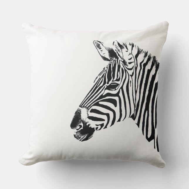 Almofada Cushion Nursery - Zebra (Frente)