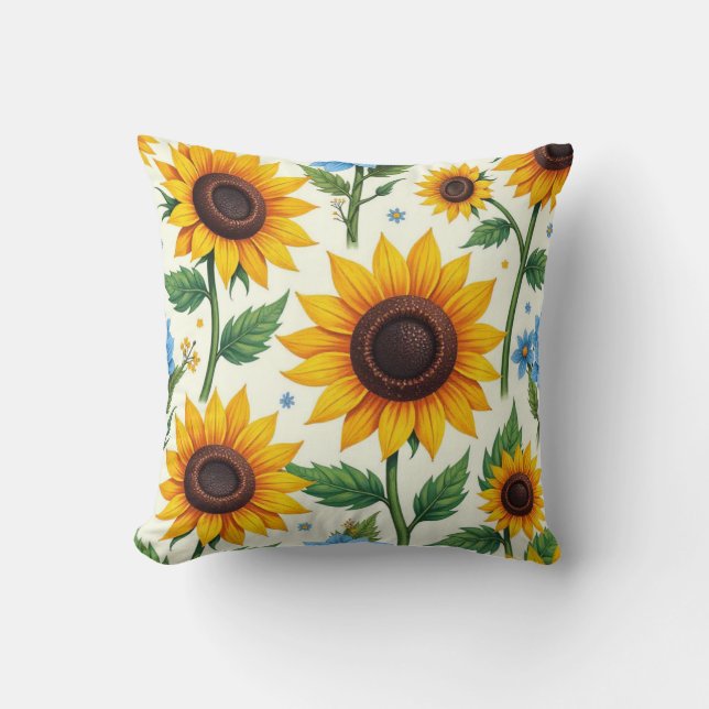 Almofada Cushion of Sunflowers (Frente)