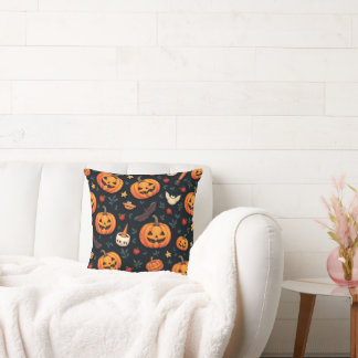 Almofada Cushion Padrão Halloween - Decor Divertido
