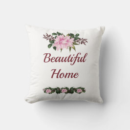Almofada Cushion Personalizado da Magnolia Rosa