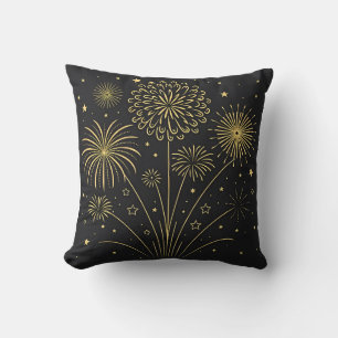 Almofada Cushion Premium do Fireworks Dourado