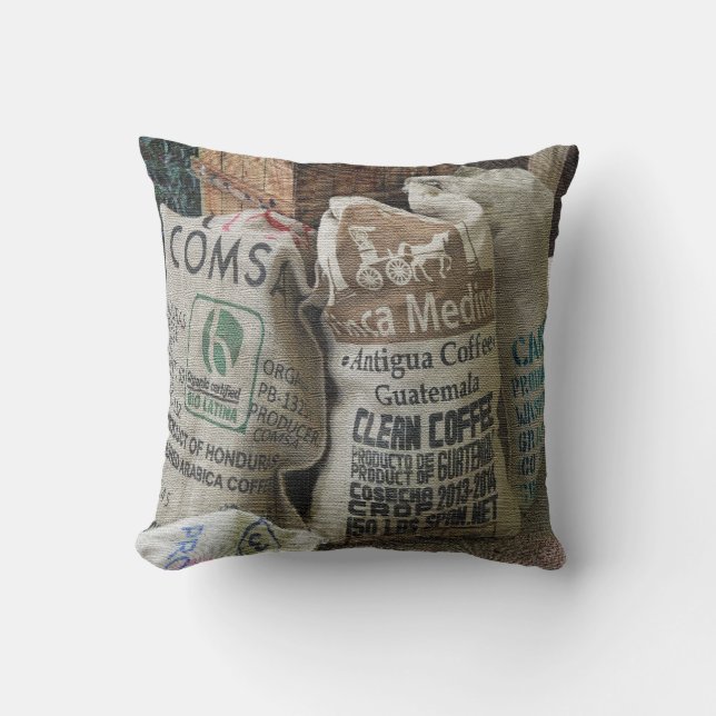 Almofada Cushion Sacks de Café Bean (Frente)