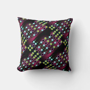 Almofada Cushion têxtil de padrões modernos funky