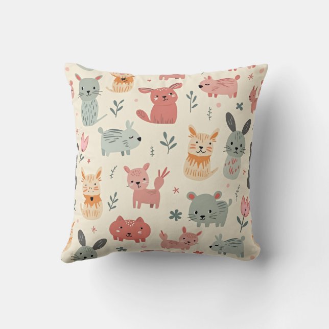 Almofada "Cushions fofos e bonitos para um espaço quente e  (Verso)