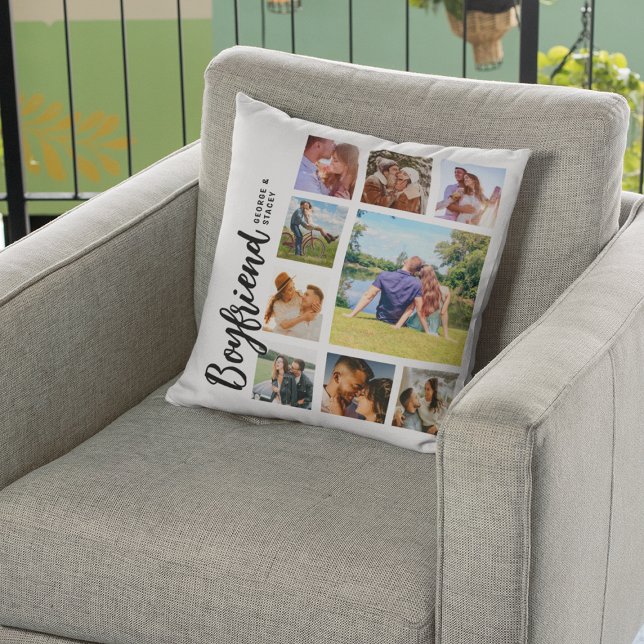 Almofada Custom Boyfriend Photo Collage (Criador carregado)