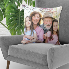 Almofada Custom Double Sided Family Photo