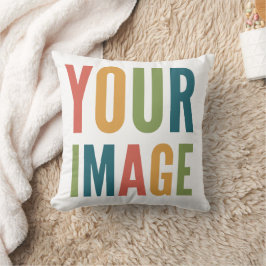 Almofada Custom Logo Here | Add Your Own Design