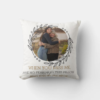 Almofada Custom Photo Memorial Pillow In Loving Memory