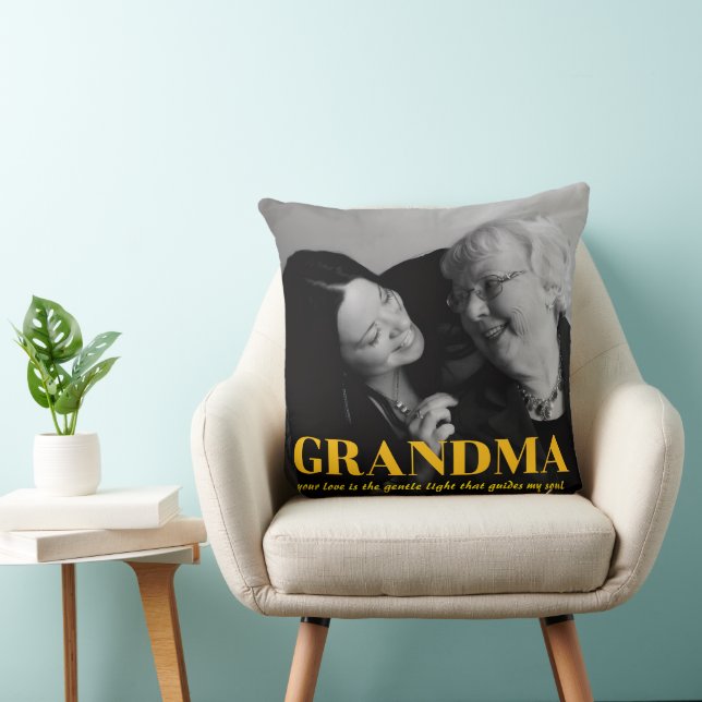 Almofada Custom Photo Pillow - Personalized Home Decor Gift (Cadeira)