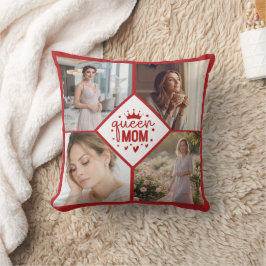 Almofada Custom Queen Mom Photo Collage Keepsake
