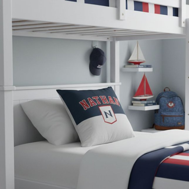 Almofada Customized sporty-style pillow with name (Criador carregado)