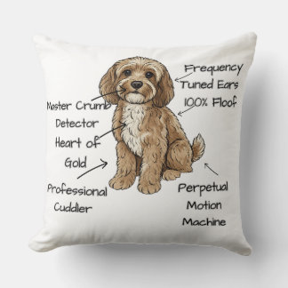 Almofada Cute Anatomia de um Presente para Amantes de Cães