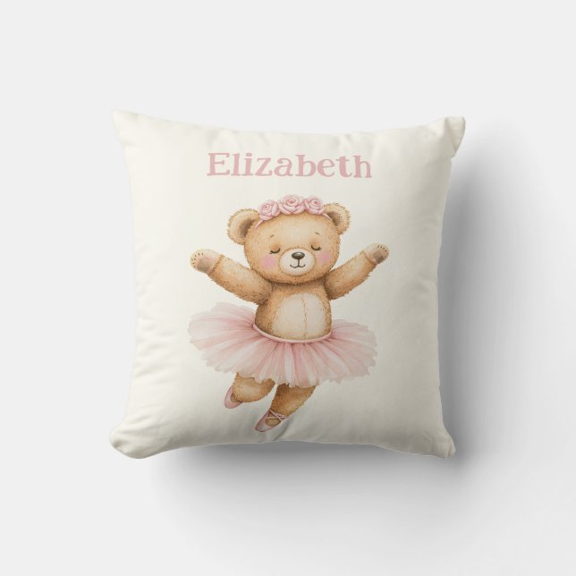 Almofada Cute ballerina bear (Frente)